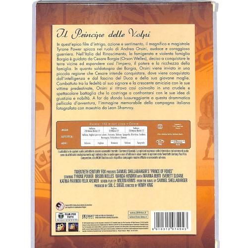 PRINCIPE DELLE VOLPI IL DVD