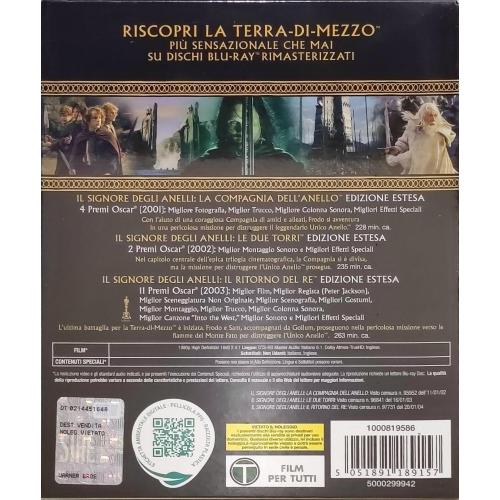 SIGNORE DEGLI ANELLI IL LA TRILOGIA EDIZIONE ESTESA 6BLU-RAY