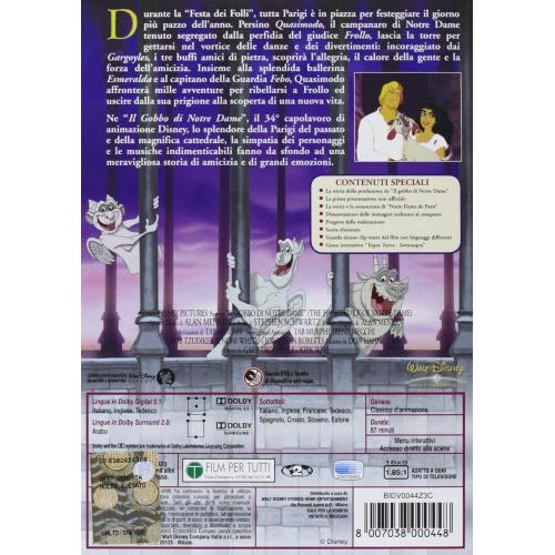 GOBBO DI NOTRE DAME IL DVD